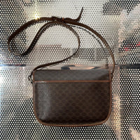CELINE 90s ヴィンテージ マカダム柄 ショルダーバッグ ブラウン モノグラム オールドセリーヌ | UN/ARCHIVE