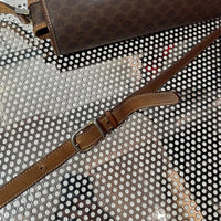 CELINE 90s ヴィンテージ マカダム柄 ショルダーバッグ ブラウン モノグラム オールドセリーヌ | UN/ARCHIVE
