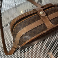 CELINE 90s ヴィンテージ マカダム柄 ショルダーバッグ ブラウン モノグラム オールドセリーヌ | UN/ARCHIVE