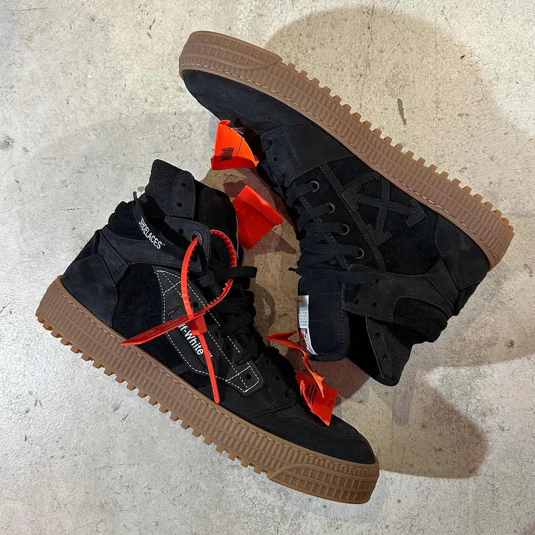 OFF-WHITE Cup Sole 3.0 High-Top Sneaker "Black/Gum" (EU44 / S Rank)