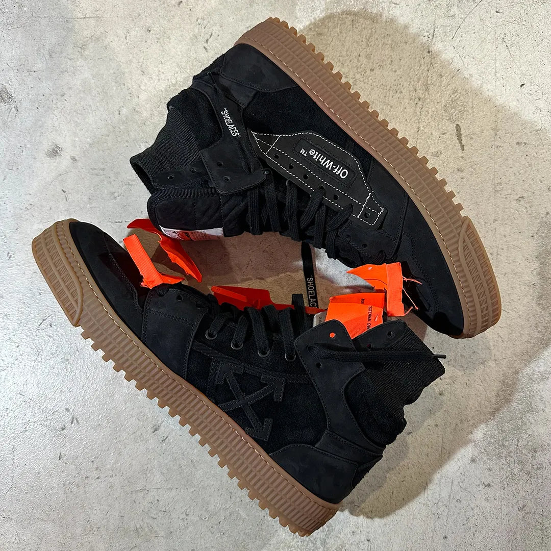 OFF-WHITE Cup Sole 3.0 High-Top Sneaker "Black/Gum" (EU44 / S Rank)