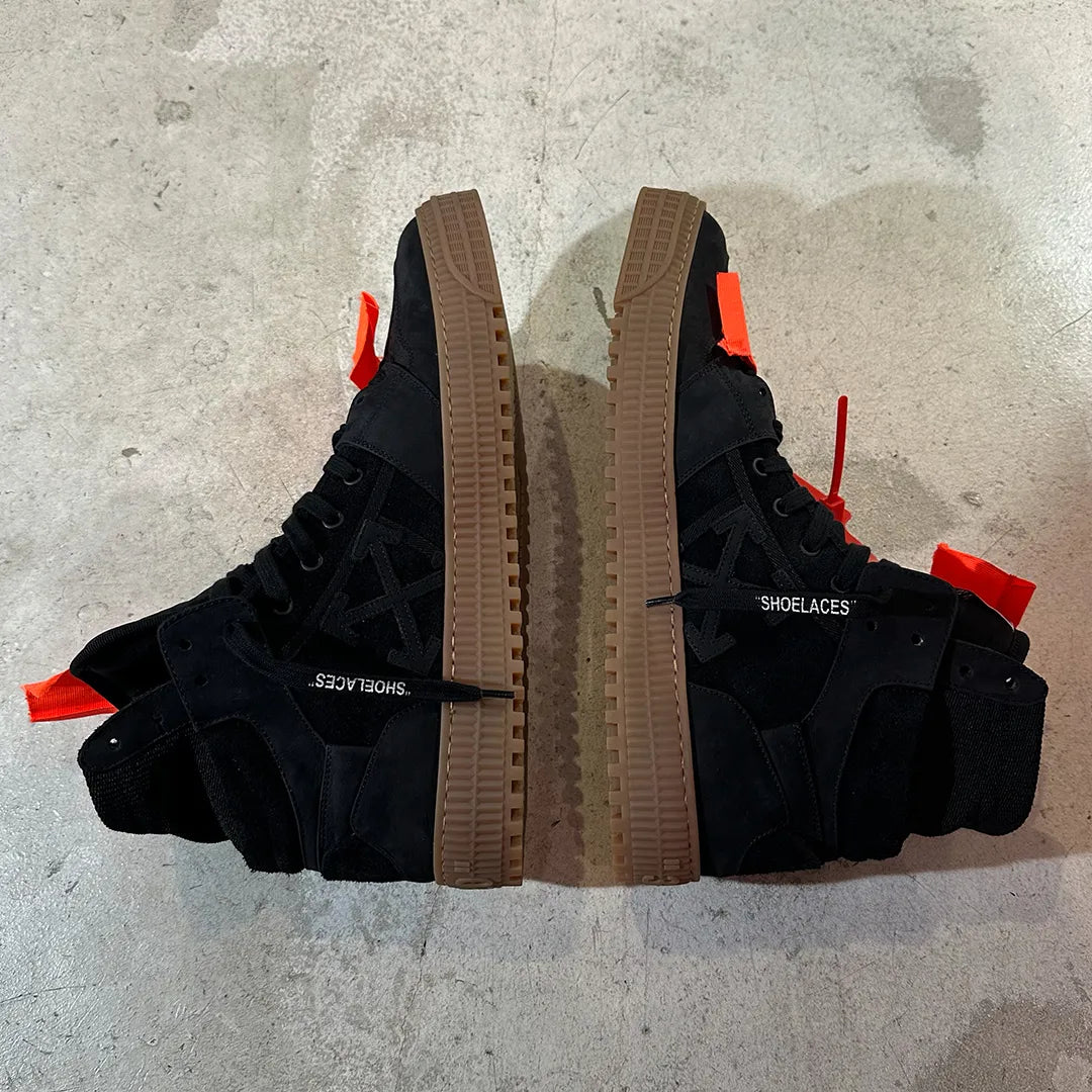 OFF-WHITE Cup Sole 3.0 High-Top Sneaker "Black/Gum" (EU44 / S Rank)