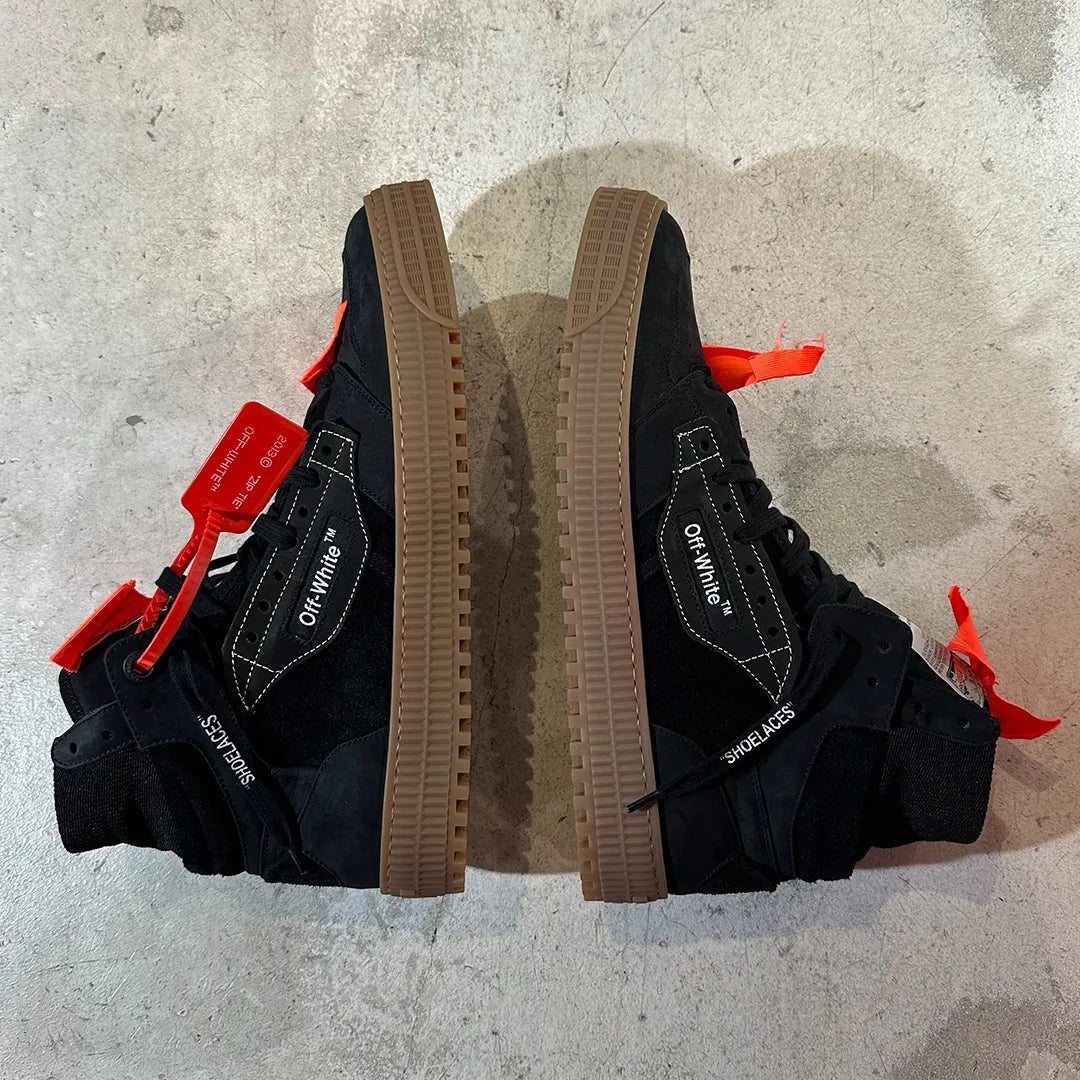 OFF-WHITE Cup Sole 3.0 High-Top Sneaker "Black/Gum" (EU44 / S Rank)