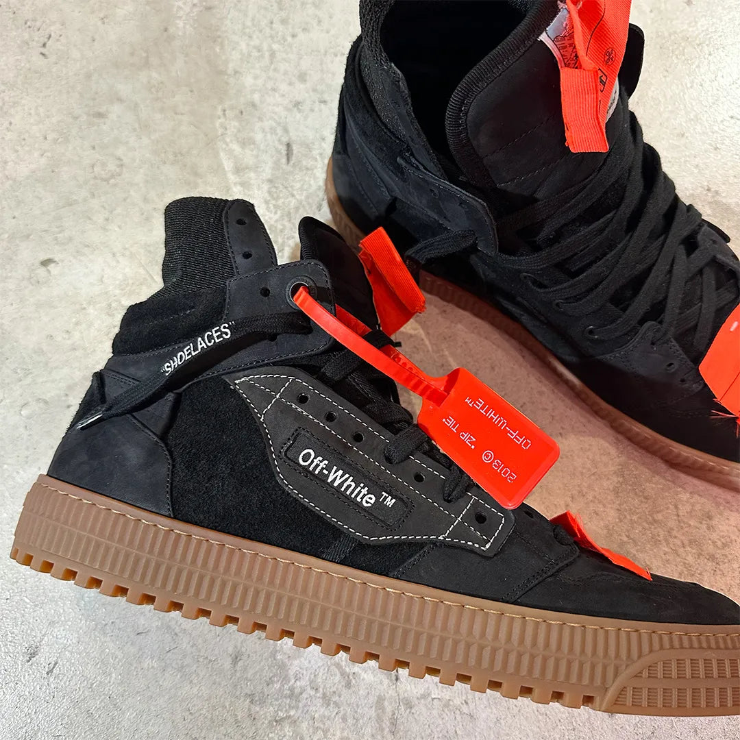 OFF-WHITE Cup Sole 3.0 High-Top Sneaker "Black/Gum" (EU44 / S Rank)