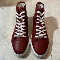 GUCCI 16SS-18FW アーカイブ マイクログッチシマ レザー ハイカットスニーカー Rosso レッド US8.5 付属品完備 | UN/ARCHIVE