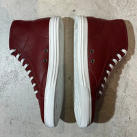 GUCCI 16SS-18FW アーカイブ マイクログッチシマ レザー ハイカットスニーカー Rosso レッド US8.5 付属品完備 | UN/ARCHIVE