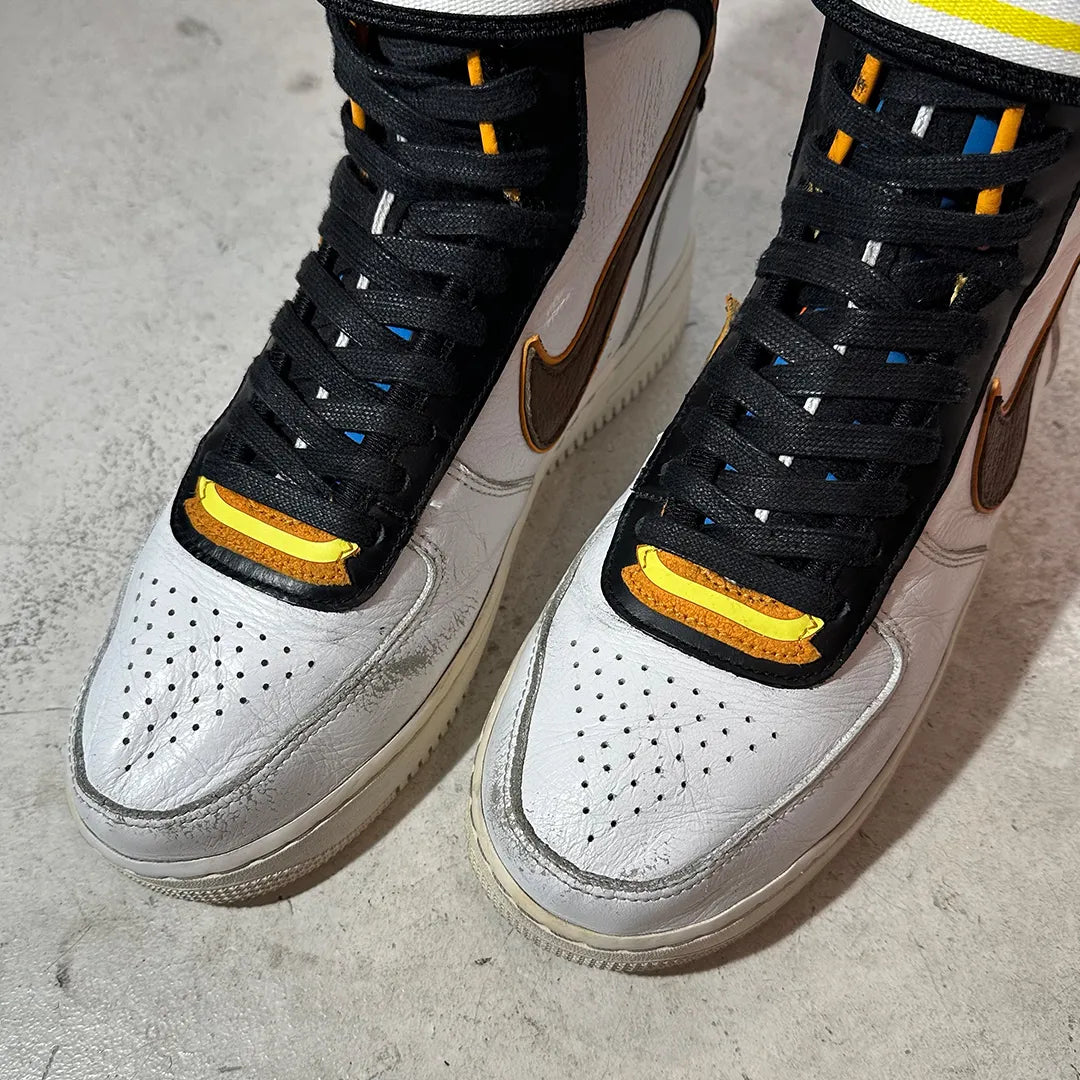 NIKE × Riccardo Tisci Air Force 1 High SP "White" (US9 / C Rank)