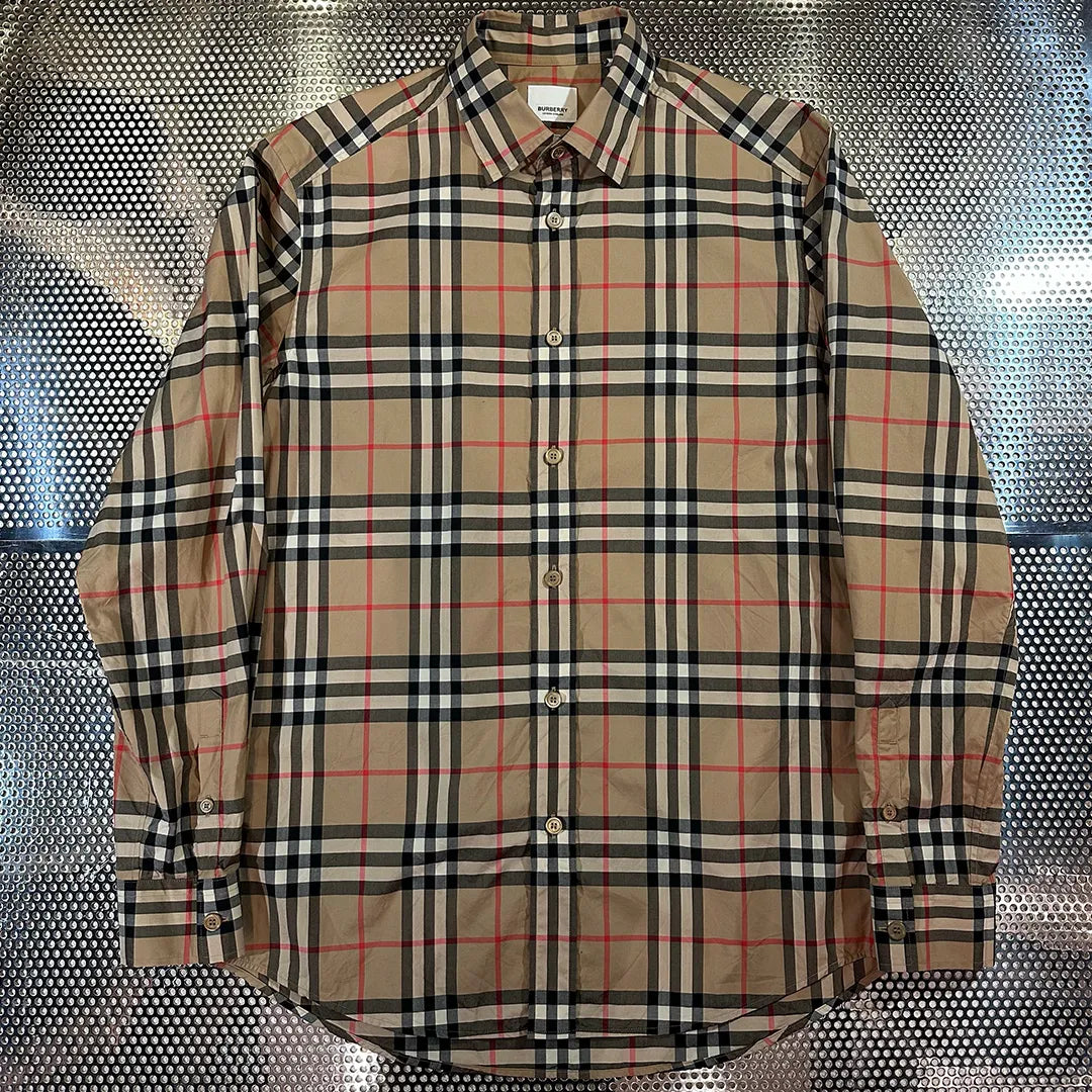 BURBERRY by Riccardo Tisci Classic Nova Check Long Sleeve Shirt (Size S / A Rank)