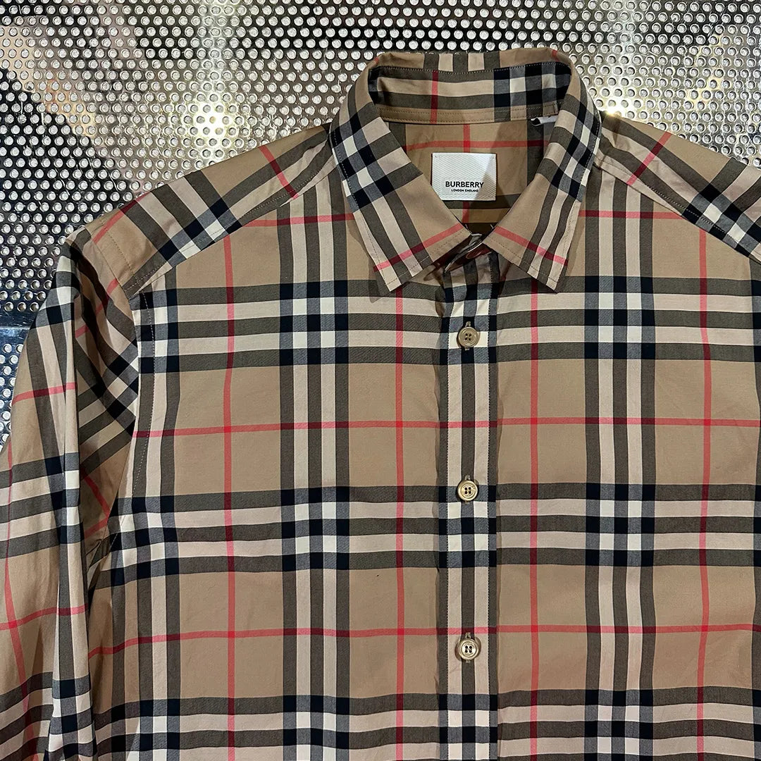 BURBERRY by Riccardo Tisci Classic Nova Check Long Sleeve Shirt (Size S / A Rank)