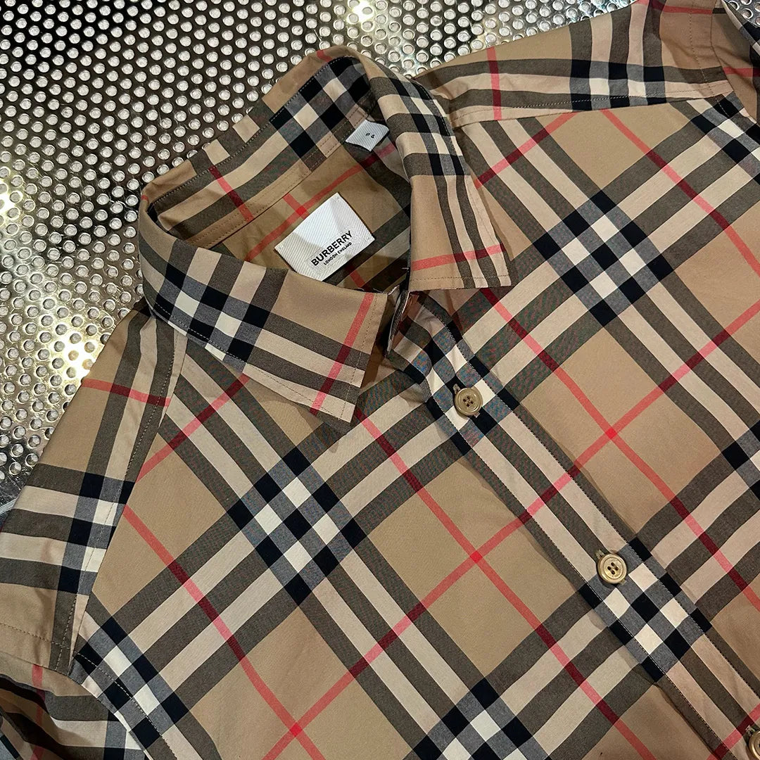 BURBERRY by Riccardo Tisci Classic Nova Check Long Sleeve Shirt (Size S / A Rank)