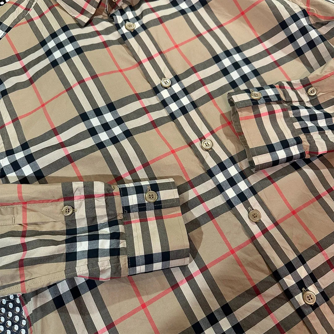 BURBERRY by Riccardo Tisci Classic Nova Check Long Sleeve Shirt (Size S / A Rank)