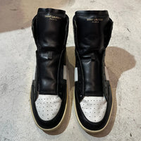 SAINT LAURENT SL/10H コートクラシック ハイカットスニーカー ブラック ホワイト EU43 アーカイブ | UN/ARCHIVE