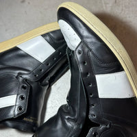 SAINT LAURENT SL/10H コートクラシック ハイカットスニーカー ブラック ホワイト EU43 アーカイブ | UN/ARCHIVE
