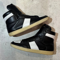 SAINT LAURENT SL/10H コートクラシック ハイカットスニーカー ブラック ホワイト EU43 アーカイブ | UN/ARCHIVE