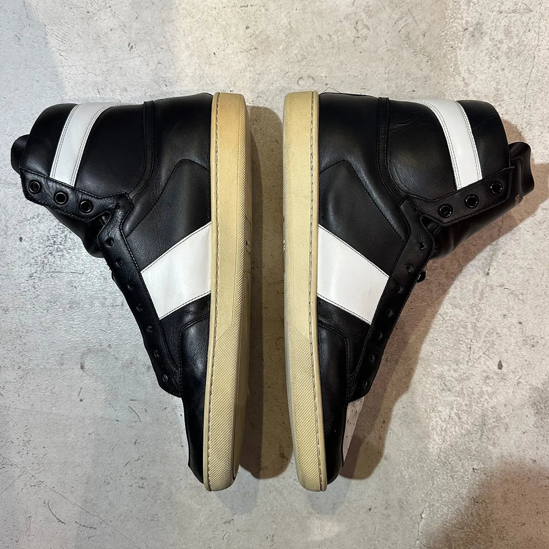 SAINT LAURENT SL/10H コートクラシック ハイカットスニーカー ブラック ホワイト EU43 アーカイブ | UN/ARCHIVE