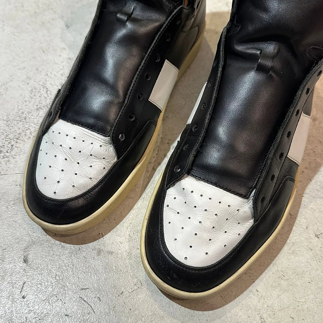 SAINT LAURENT SL/10H コートクラシック ハイカットスニーカー ブラック ホワイト EU43 アーカイブ | UN/ARCHIVE