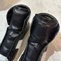 SAINT LAURENT SL/10H コートクラシック ハイカットスニーカー ブラック ホワイト EU43 アーカイブ | UN/ARCHIVE