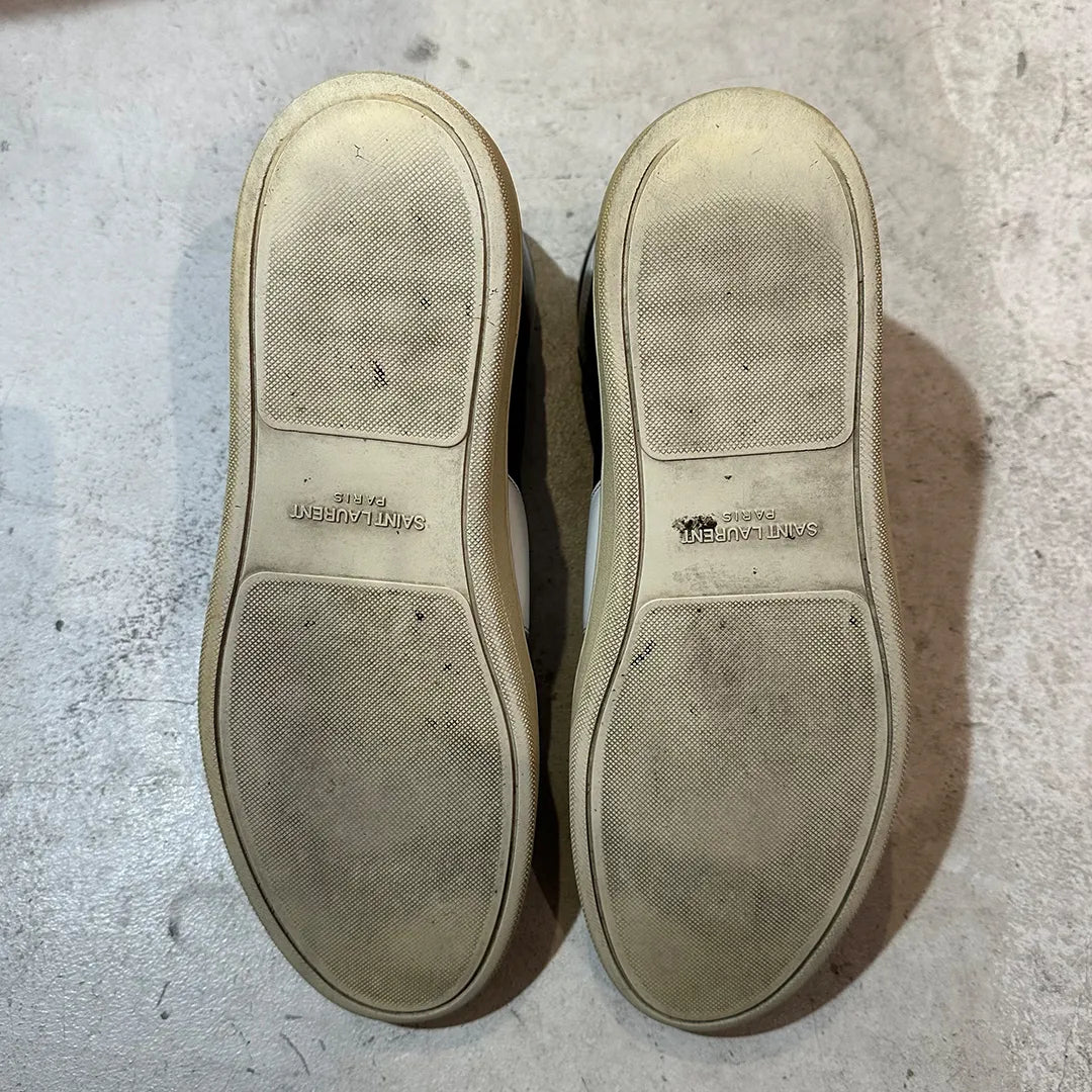 SAINT LAURENT SL/10H コートクラシック ハイカットスニーカー ブラック ホワイト EU43 アーカイブ | UN/ARCHIVE